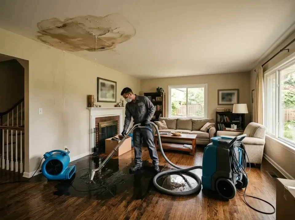 attic-pipe-burst-ceiling-drip-008 — frequently asked questions, Water Damage Restoration & Carpet Care in Glenwood, IL